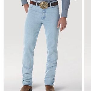 Wrangler Cowboy Cut Slim Fit Jean in Bleach